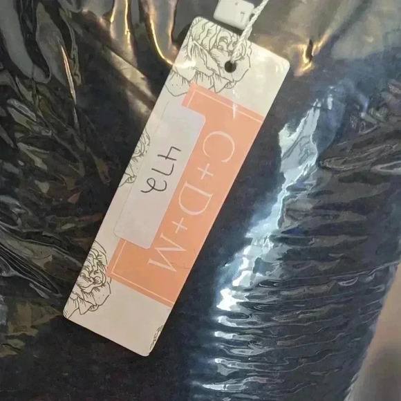 CHUNKY KNIT WINE Black OPEN CARDIGAN SWEATER Size Small NWT Oversized C+D+M - Picture 9 of 9